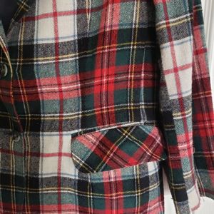 Vintage Plaid Blazer